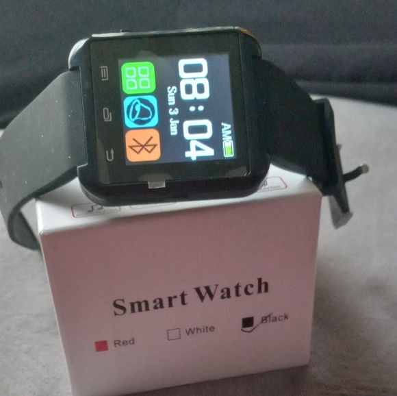 Smart Watch Blue Tooth 4.5 mm Black - Picture 3 of 8